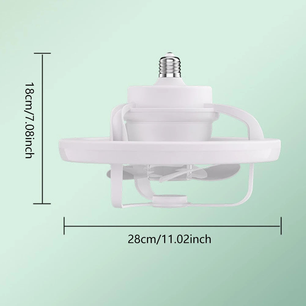 360 ° Rotating RGB Ceiling Fan Light 50W